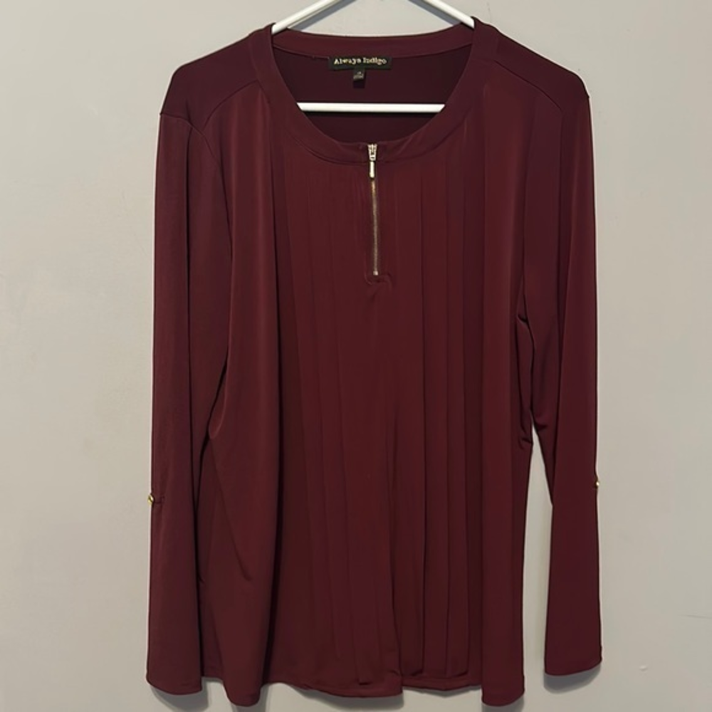 Ladies‎ always indigo blouse